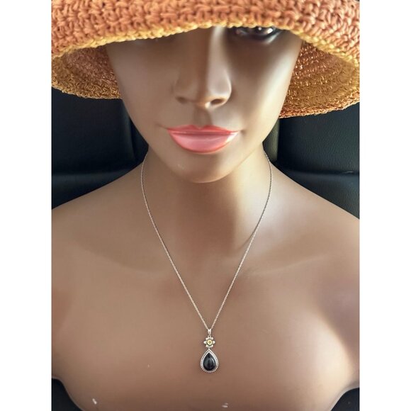 925/14k Alwan Vahan Onyx Necklace - Picture 7 of 8